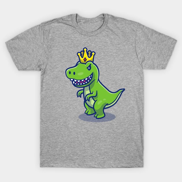 Cute Dino King T-Shirt by Catalyst Labs